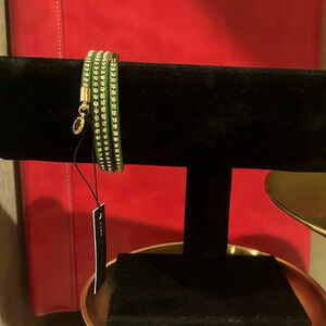 Marc By Marc Jacobs Slinky Knockout Green Bracelet - New with Tags Wrap around